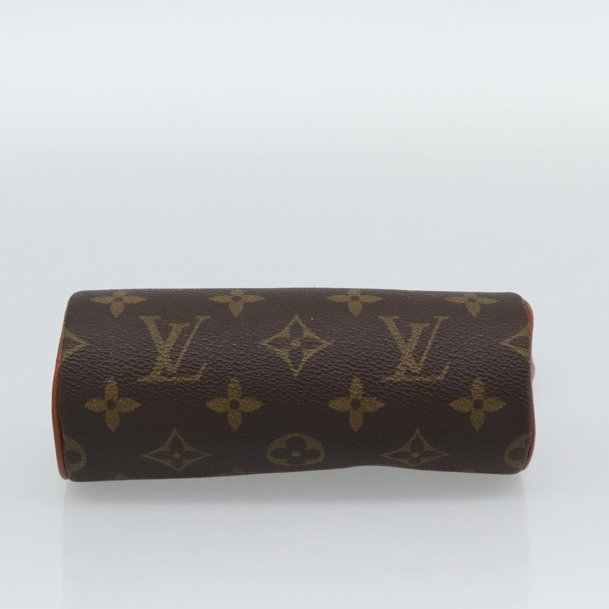 LOUIS VUITTON Monogram Papillon Pouch LV Auth BA13496