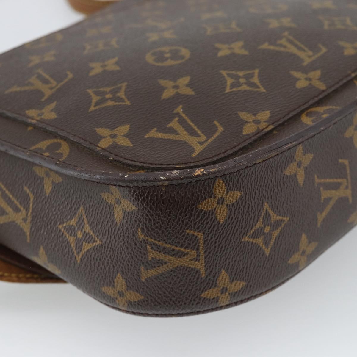 LOUIS VUITTON Monogram Saint Cloud GM Shoulder Bag M51242 LV Auth BA13499