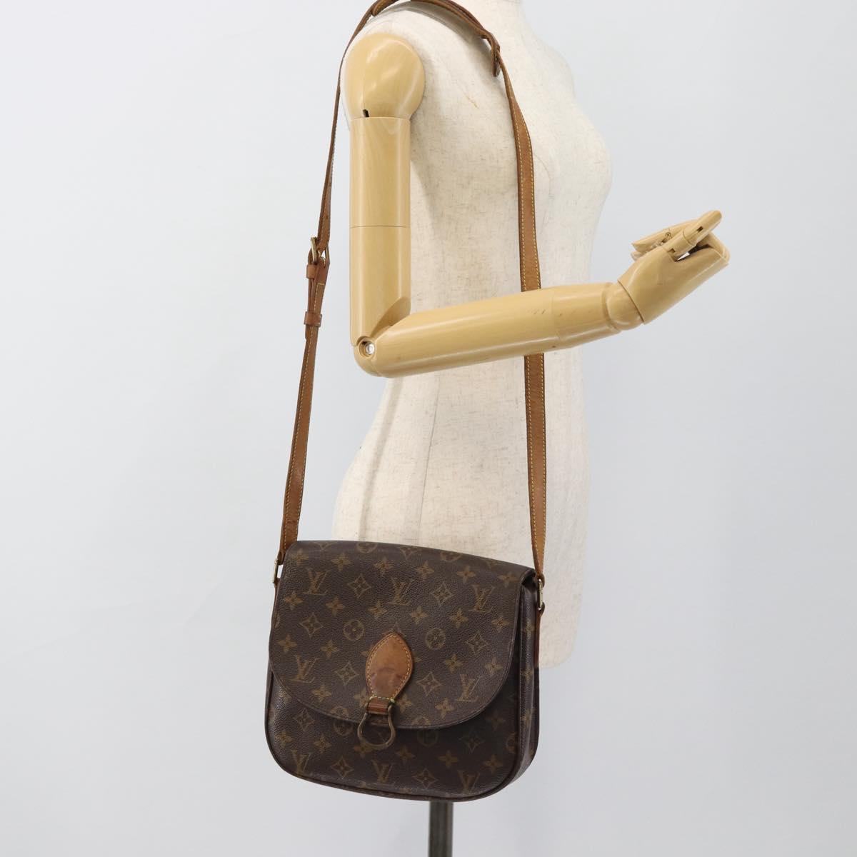 LOUIS VUITTON Monogram Saint Cloud GM Shoulder Bag M51242 LV Auth BA13499