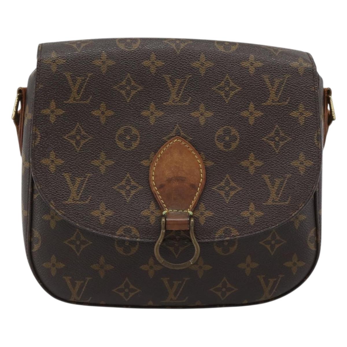 LOUIS VUITTON Monogram Saint Cloud GM Shoulder Bag M51242 LV Auth BA13499