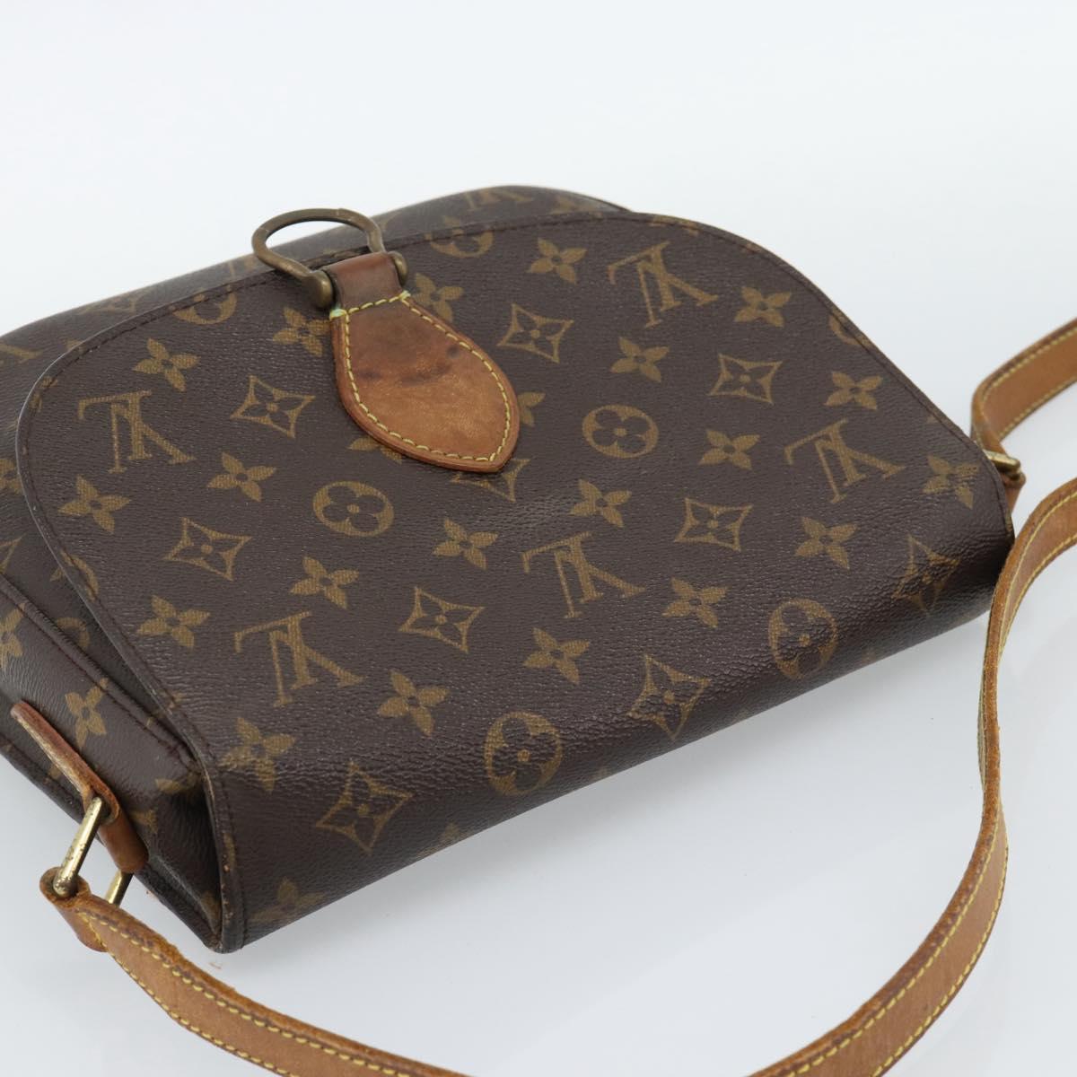 LOUIS VUITTON Monogram Saint Cloud GM Shoulder Bag M51242 LV Auth BA13499