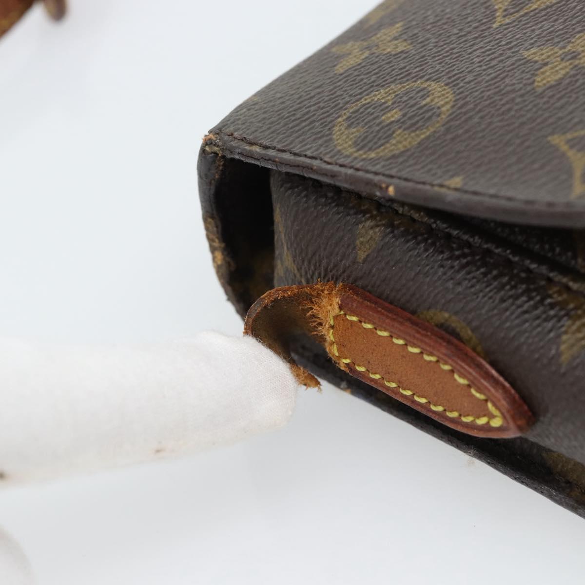 LOUIS VUITTON Monogram Saint Cloud MM Shoulder Bag M51243 LV Auth BA13500