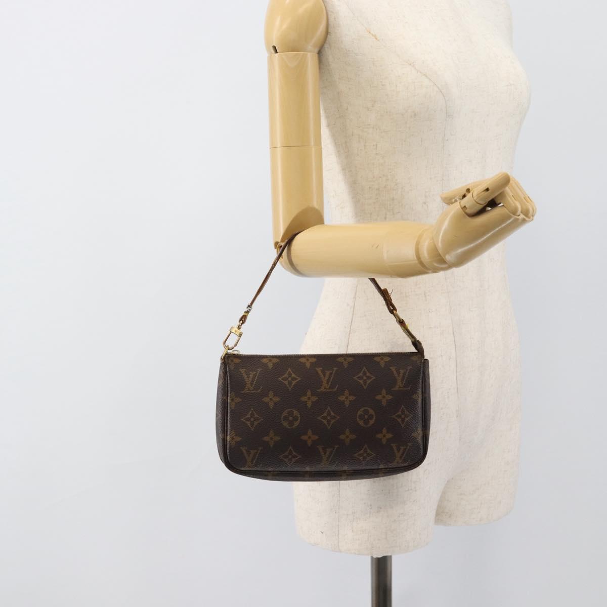 LOUIS VUITTON Monogram Pochette Accessoires Accessory Pouch M51980 Auth BA13506