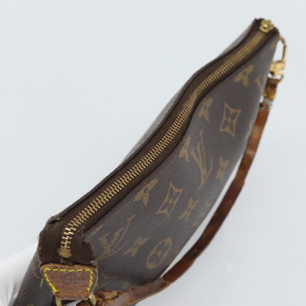 LOUIS VUITTON Monogram Pochette Accessoires Accessory Pouch M51980 Auth BA13506
