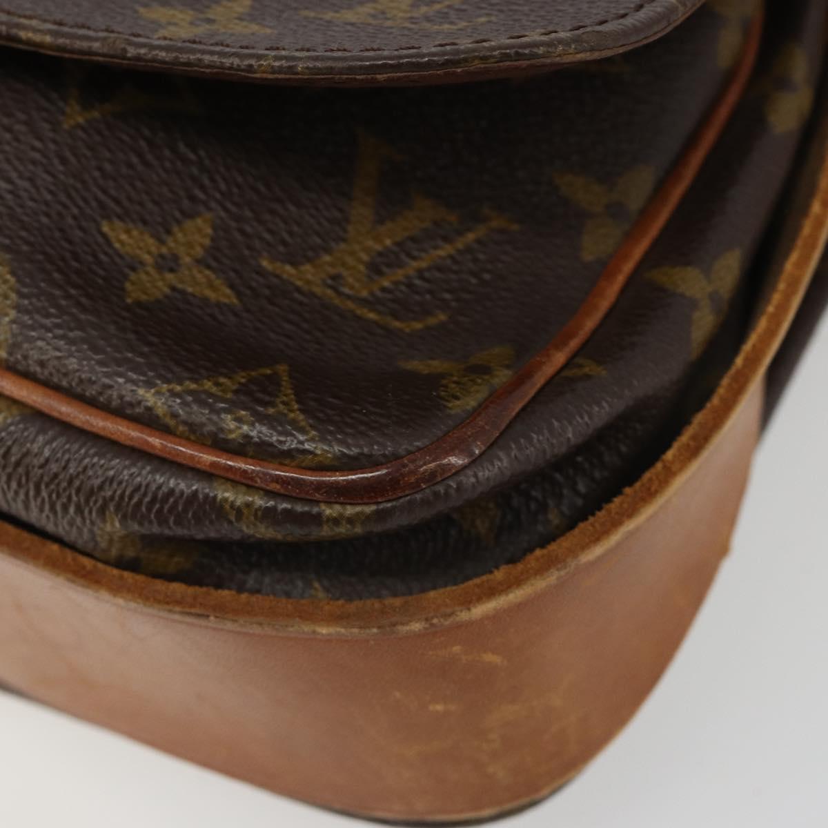 LOUIS VUITTON Monogram Cartouchiere MM Shoulder Bag M51253 LV Auth BA13507