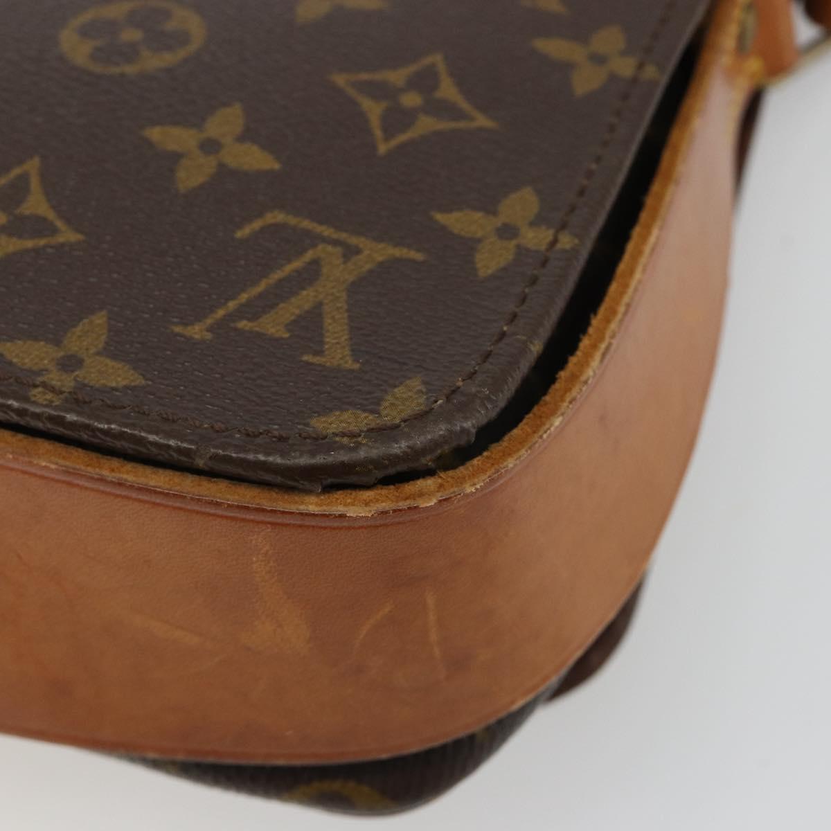 LOUIS VUITTON Monogram Cartouchiere MM Shoulder Bag M51253 LV Auth BA13507