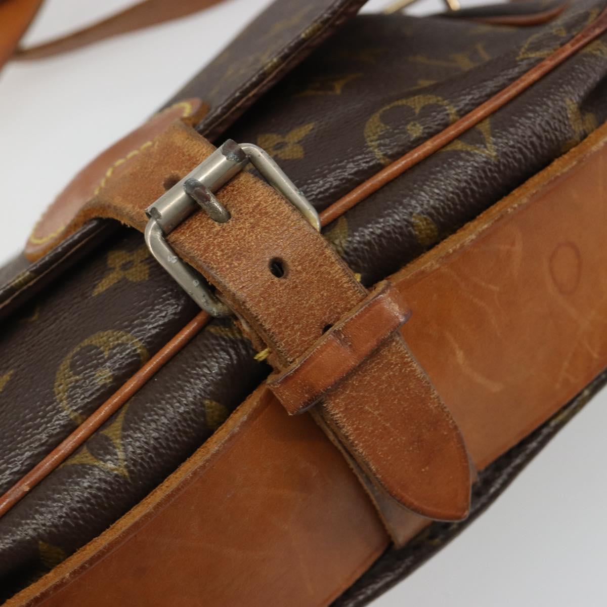 LOUIS VUITTON Monogram Cartouchiere MM Shoulder Bag M51253 LV Auth BA13507