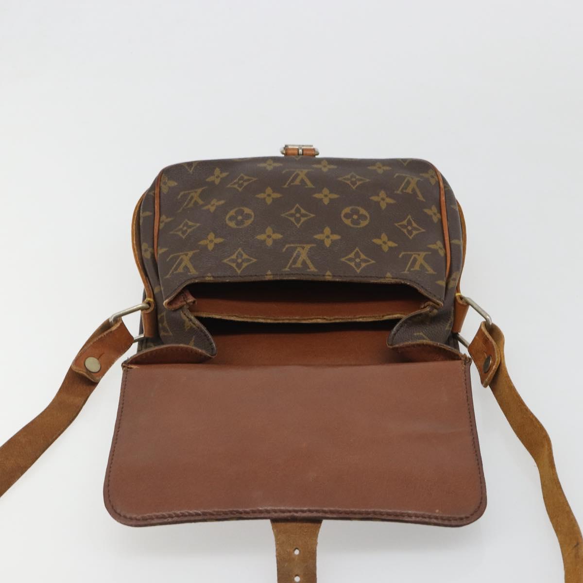 LOUIS VUITTON Monogram Cartouchiere MM Shoulder Bag M51253 LV Auth BA13507