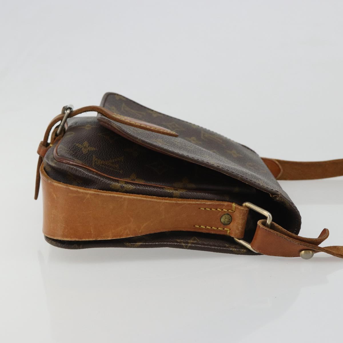 LOUIS VUITTON Monogram Cartouchiere MM Shoulder Bag M51253 LV Auth BA13507