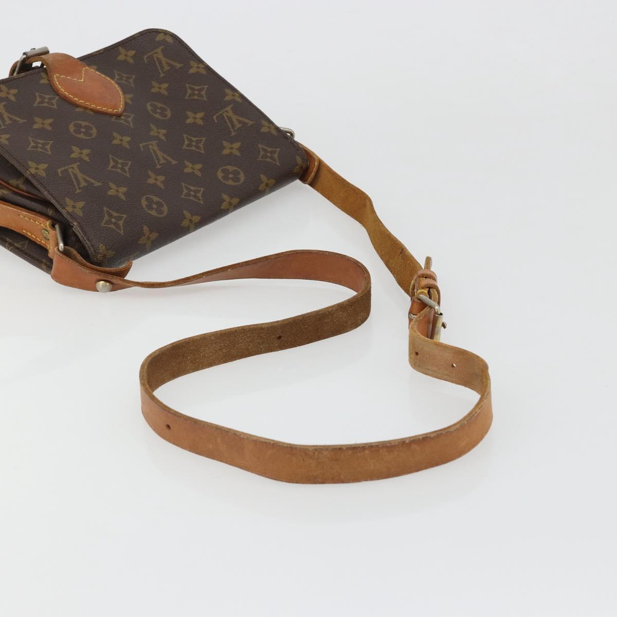 LOUIS VUITTON Monogram Cartouchiere MM Shoulder Bag M51253 LV Auth BA13507