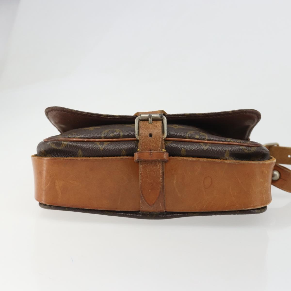 LOUIS VUITTON Monogram Cartouchiere MM Shoulder Bag M51253 LV Auth BA13507