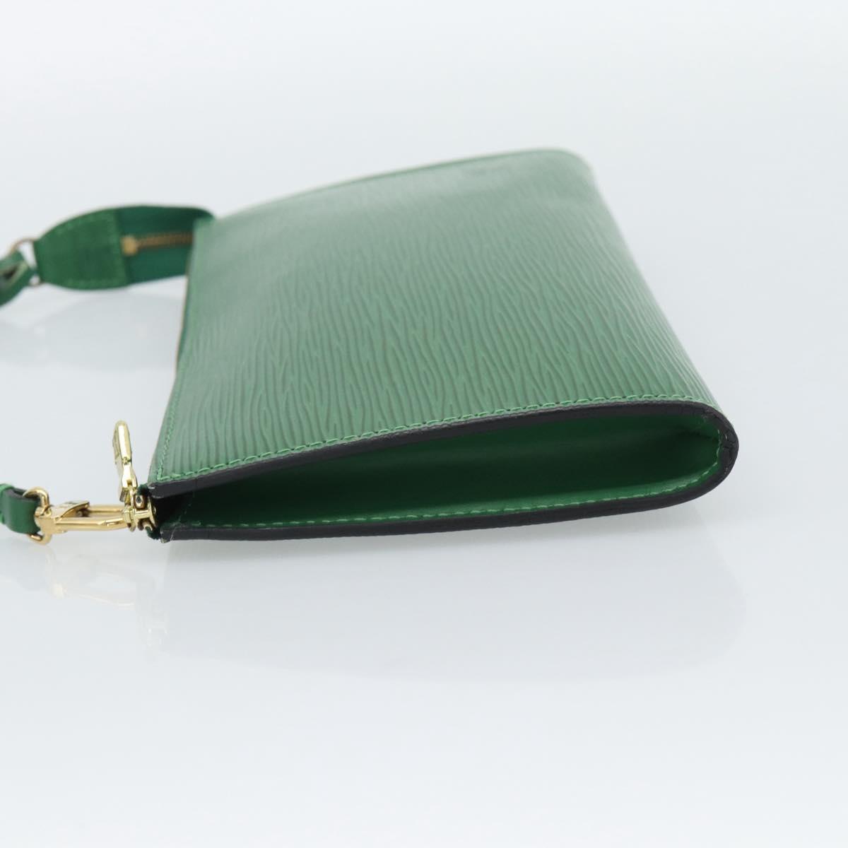 LOUIS VUITTON Epi Pochette Accessoires Accessory Pouch Green M52984 Auth BA13512