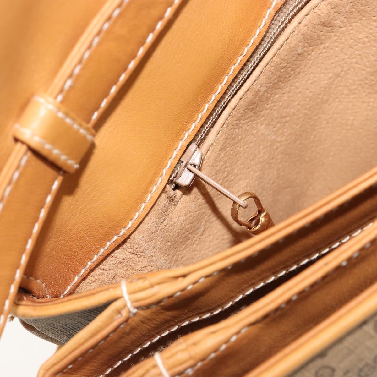 GUCCI Micro GG Supreme Shoulder Bag PVC Beige Gold 004 106 0024 Auth BA13521A