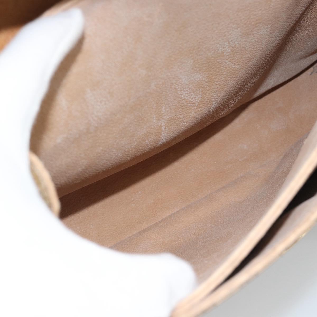 GUCCI Micro GG Supreme Tote Bag Beige Gold 116.02 080 Auth BA13527