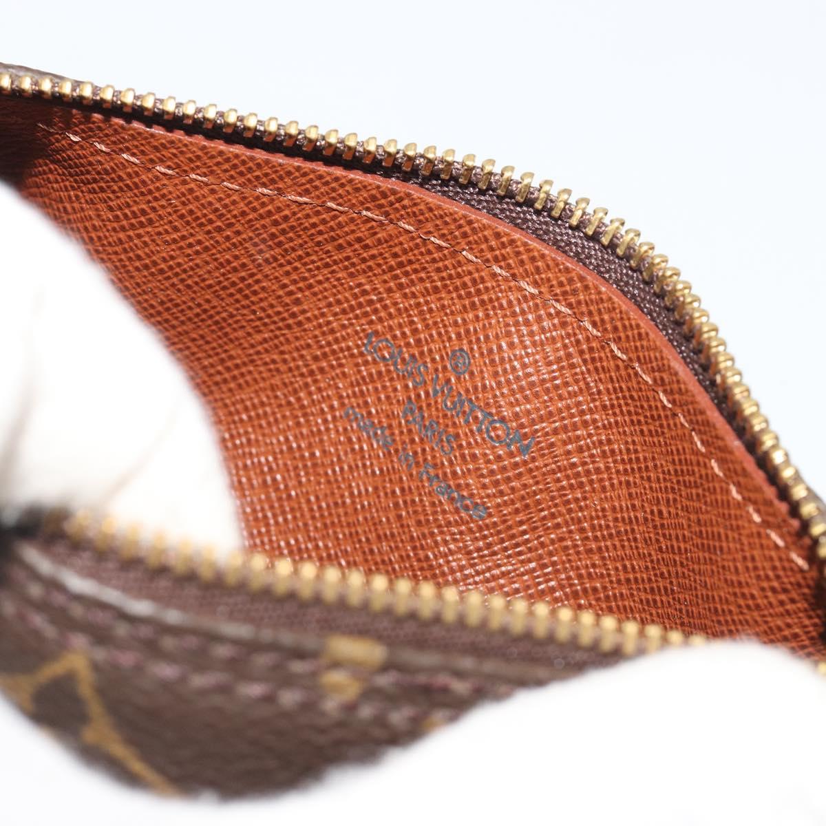 LOUIS VUITTON Monogram Papillon Pouch LV Auth BA13532A