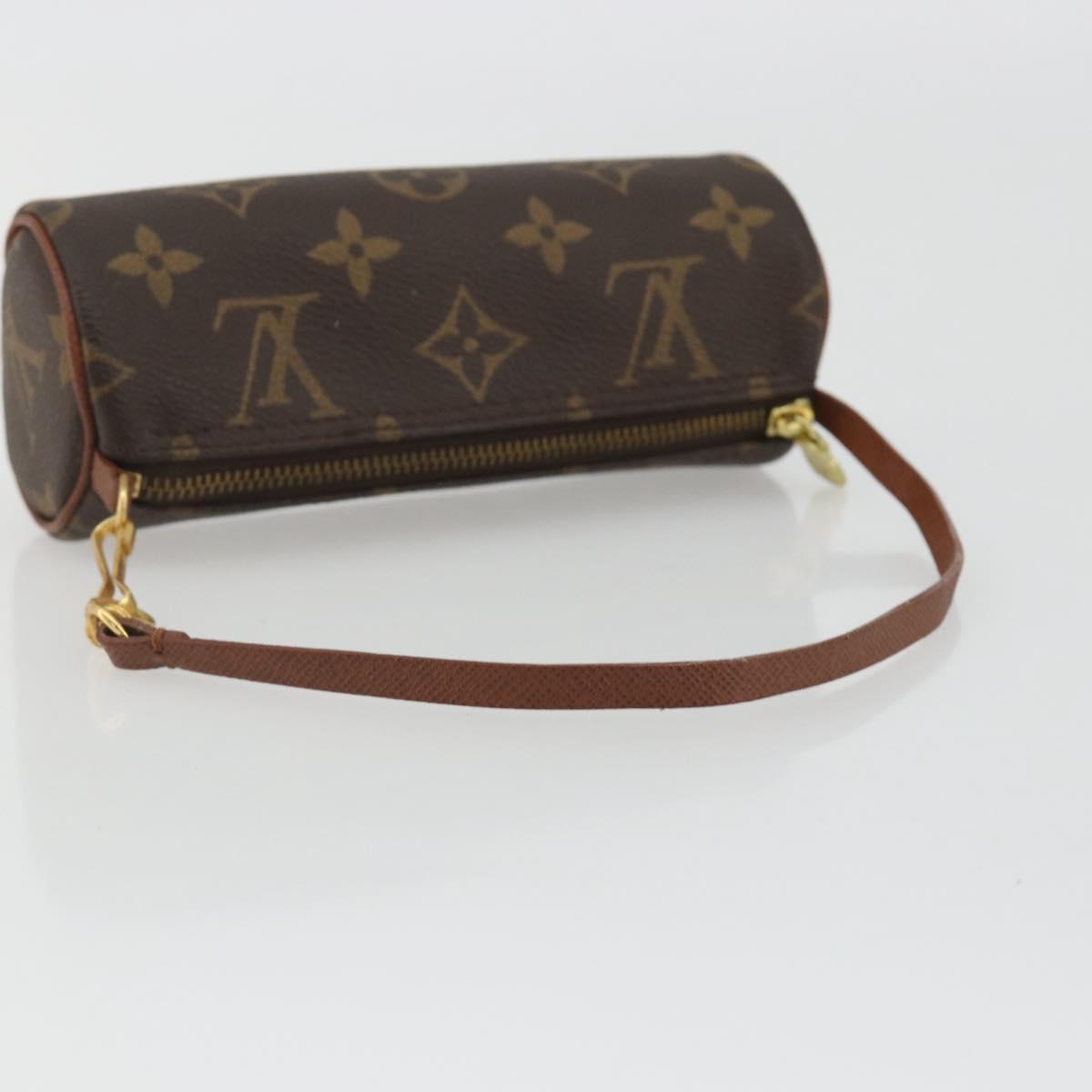 LOUIS VUITTON Monogram Papillon Pouch LV Auth BA13532A