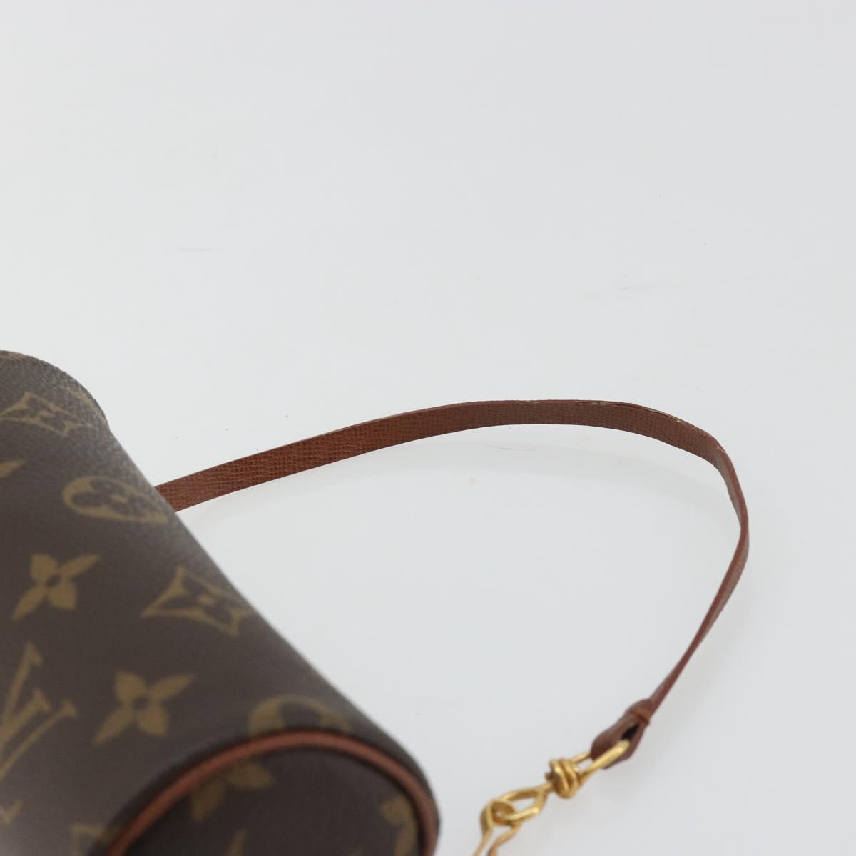 LOUIS VUITTON Monogram Papillon Pouch LV Auth BA13532A