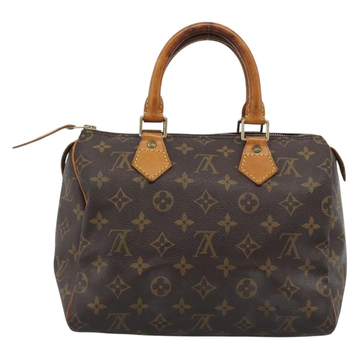 LOUIS VUITTON Monogram Speedy 25 Hand Bag M41528 LV Auth BA13539A