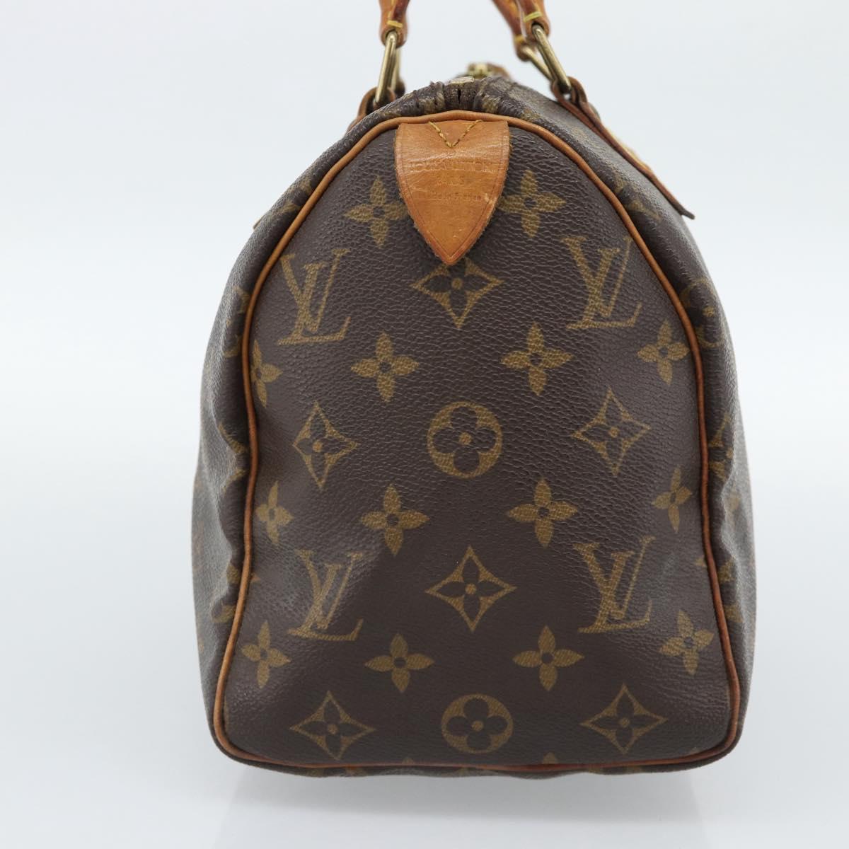 LOUIS VUITTON Monogram Speedy 25 Hand Bag M41528 LV Auth BA13539A