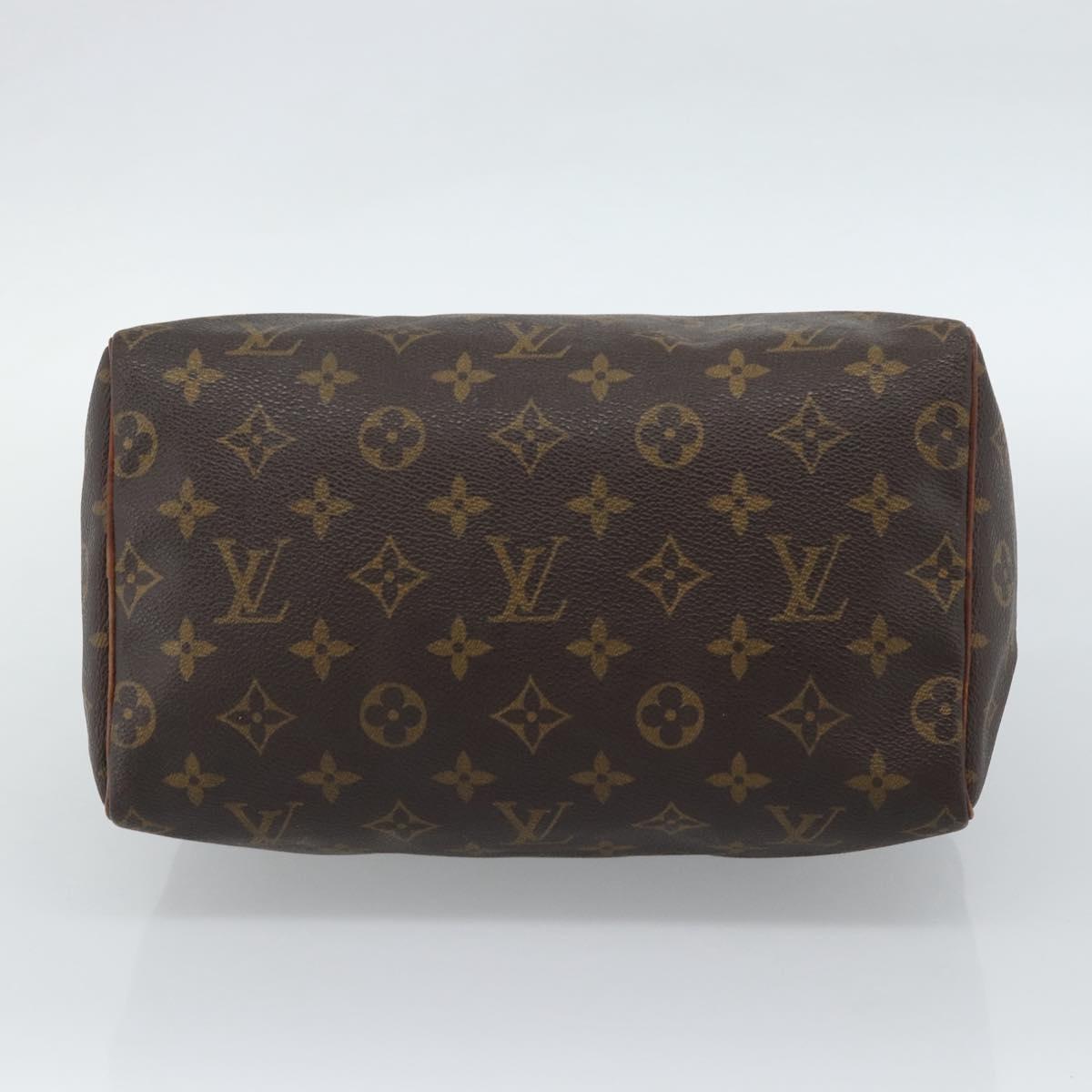 LOUIS VUITTON Monogram Speedy 25 Hand Bag M41528 LV Auth BA13539A