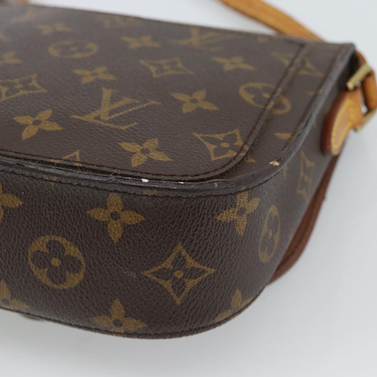 LOUIS VUITTON Monogram Saint Cloud MM Shoulder Bag M51243 LV Auth BA13544