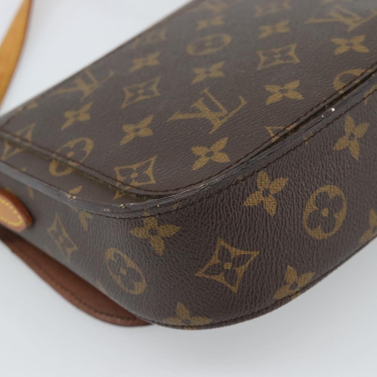 LOUIS VUITTON Monogram Saint Cloud MM Shoulder Bag M51243 LV Auth BA13544