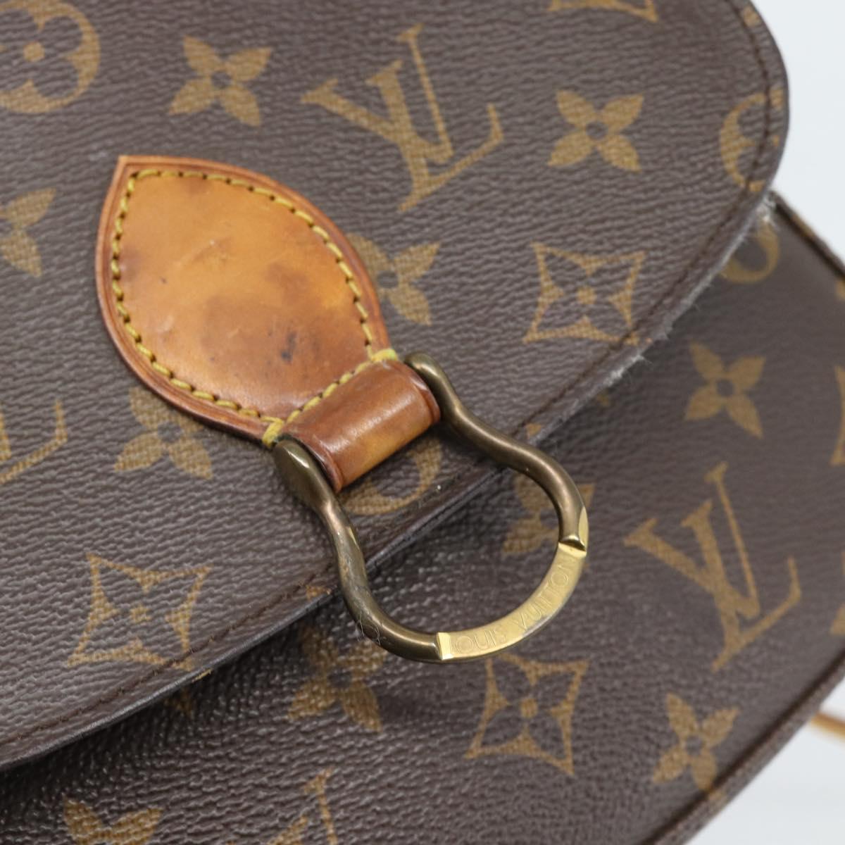 LOUIS VUITTON Monogram Saint Cloud MM Shoulder Bag M51243 LV Auth BA13544