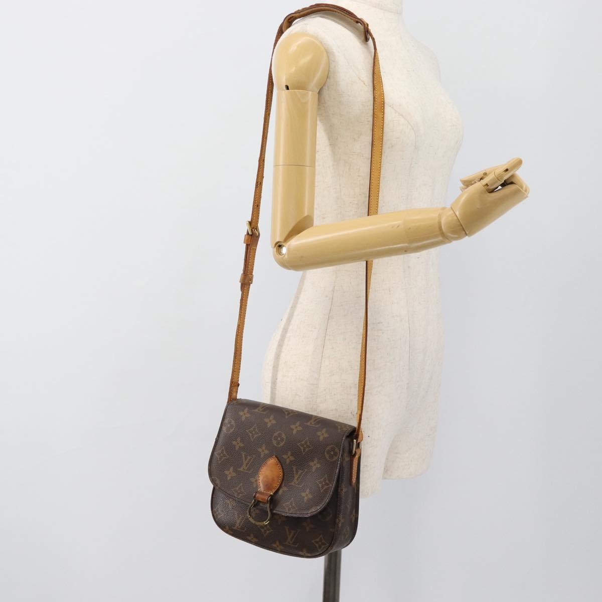 LOUIS VUITTON Monogram Saint Cloud MM Shoulder Bag M51243 LV Auth BA13544