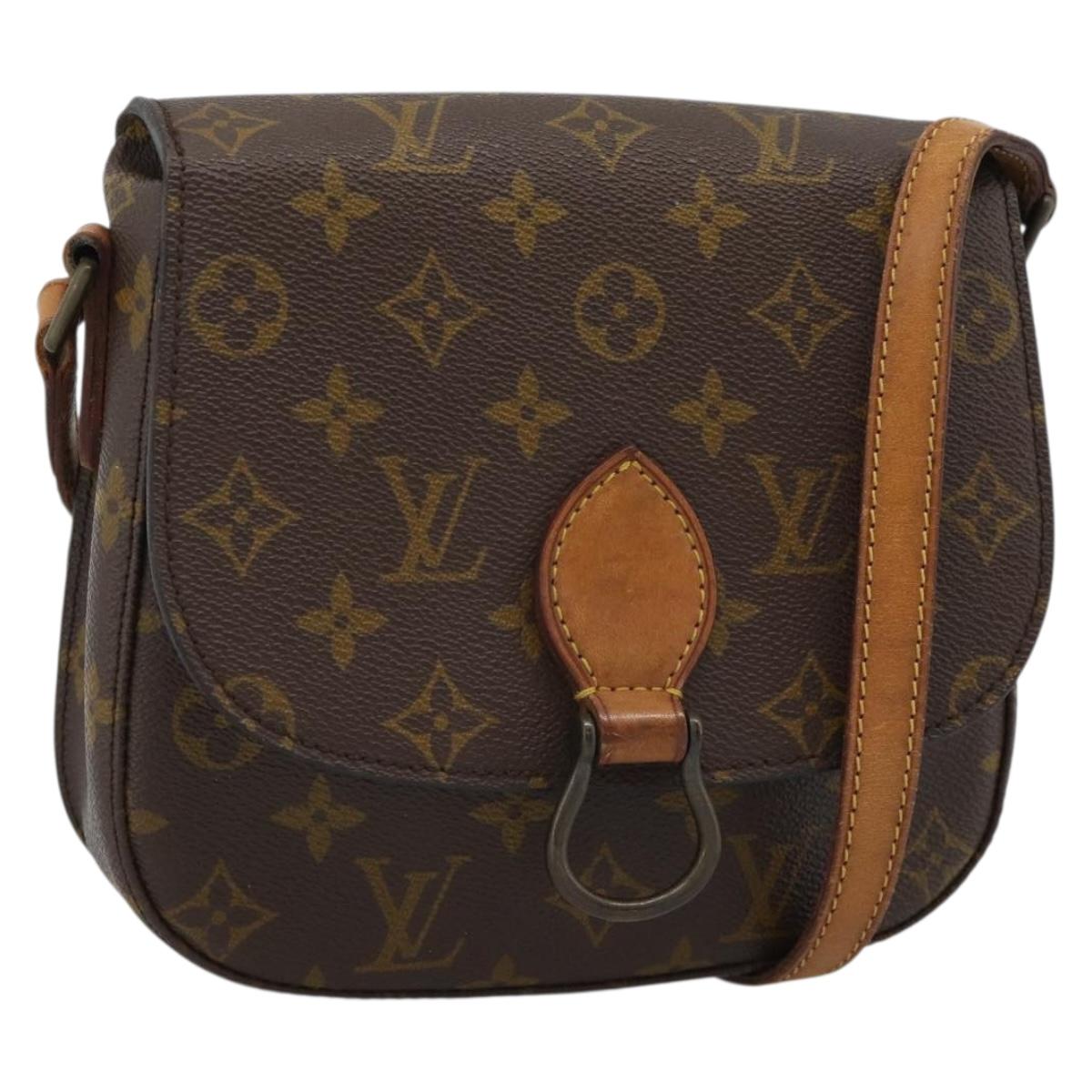 LOUIS VUITTON Monogram Saint Cloud MM Shoulder Bag M51243 LV Auth BA13546