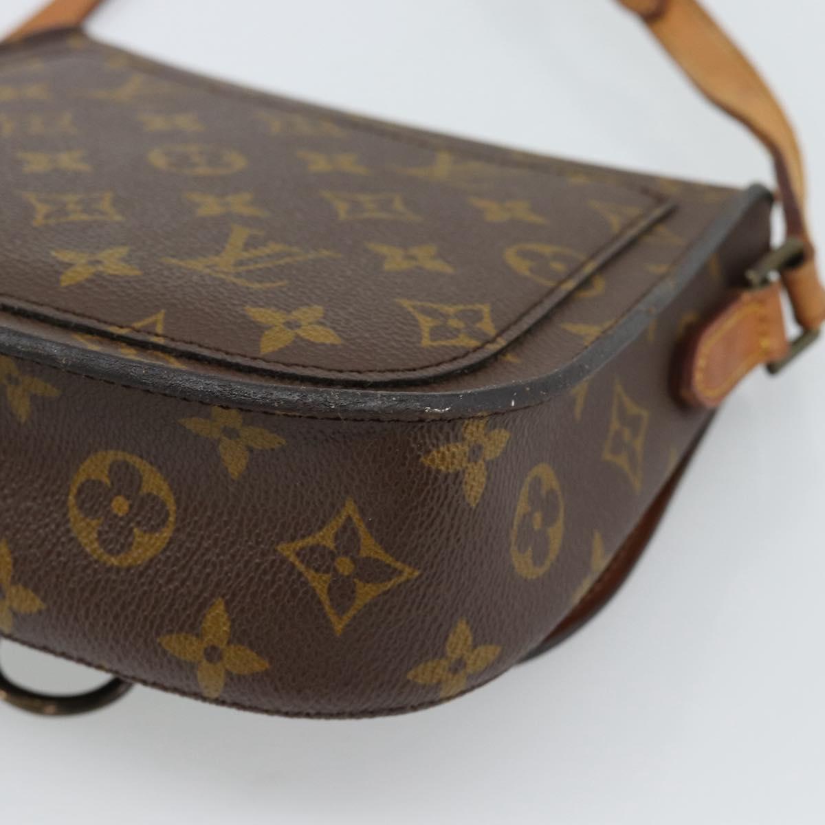 LOUIS VUITTON Monogram Saint Cloud MM Shoulder Bag M51243 LV Auth BA13546