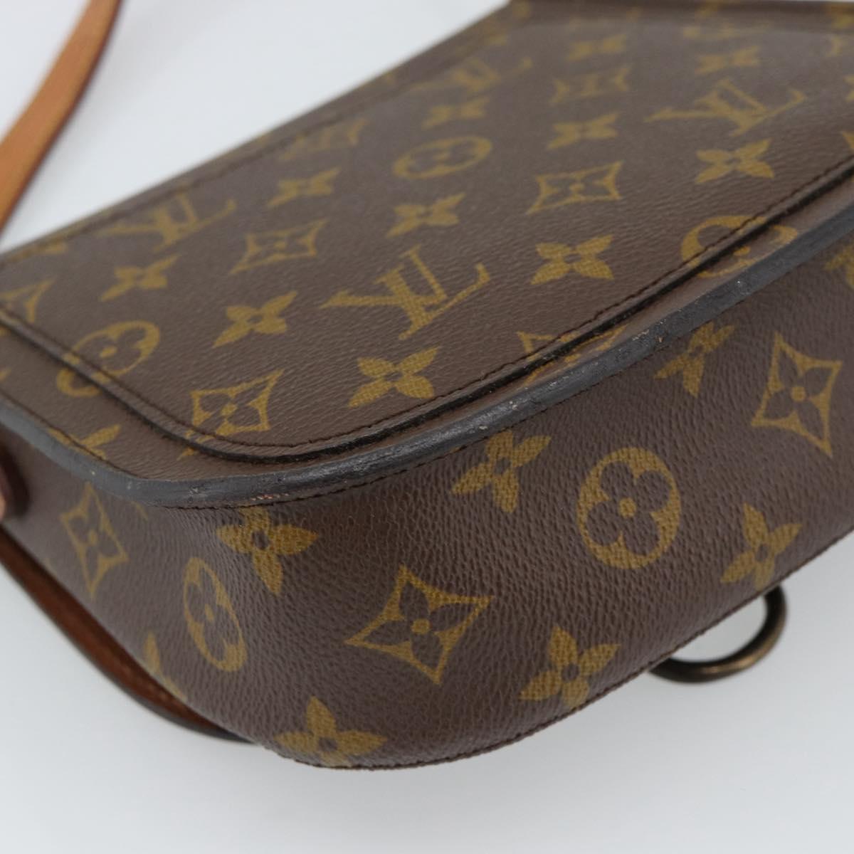 LOUIS VUITTON Monogram Saint Cloud MM Shoulder Bag M51243 LV Auth BA13546