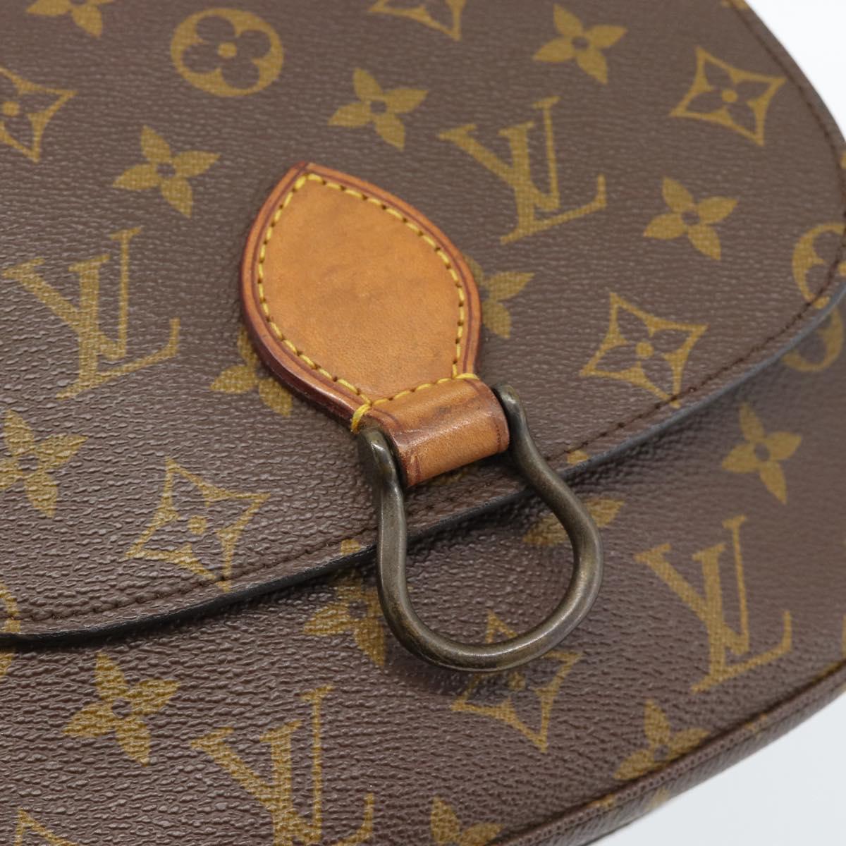 LOUIS VUITTON Monogram Saint Cloud MM Shoulder Bag M51243 LV Auth BA13546
