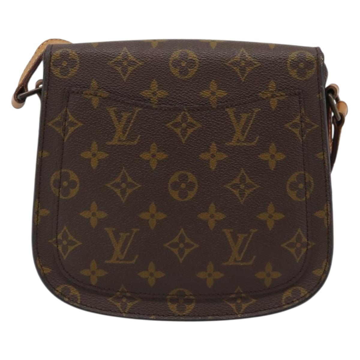 LOUIS VUITTON Monogram Saint Cloud MM Shoulder Bag M51243 LV Auth BA13546
