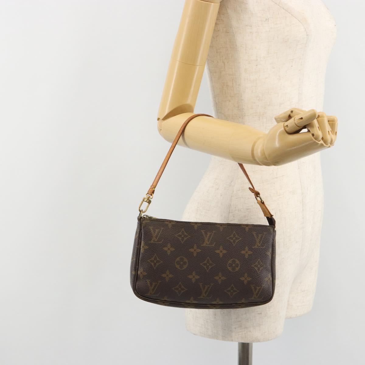 LOUIS VUITTON Monogram Pochette Accessoires Accessory Pouch M51980 Auth BA13548