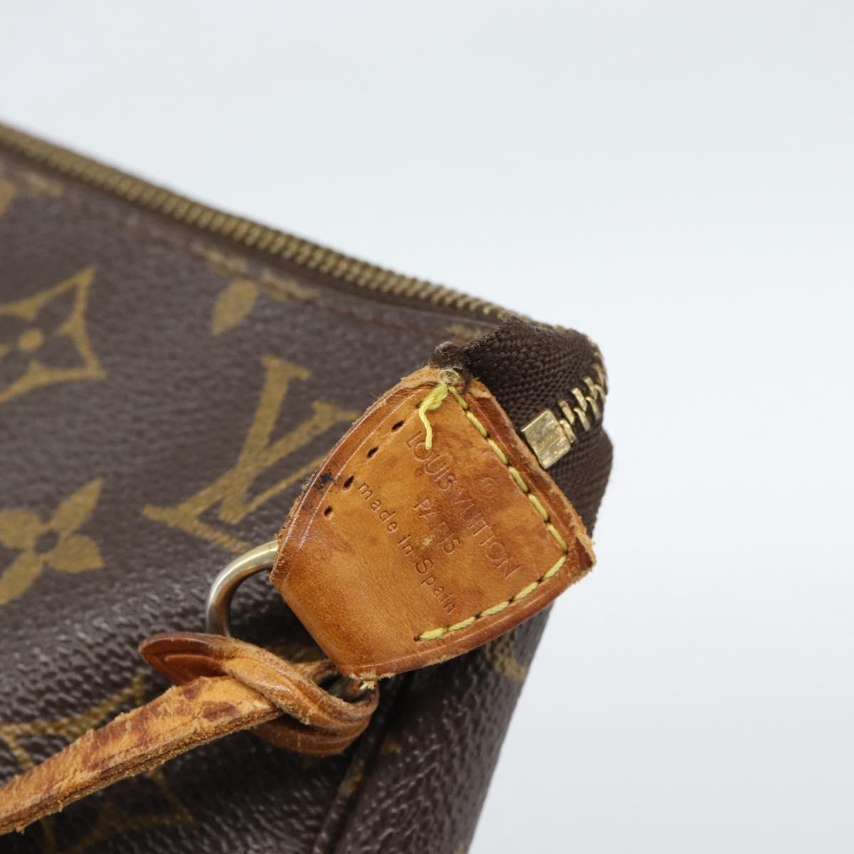 LOUIS VUITTON Monogram Pochette Accessoires Accessory Pouch M51980 Auth BA13549