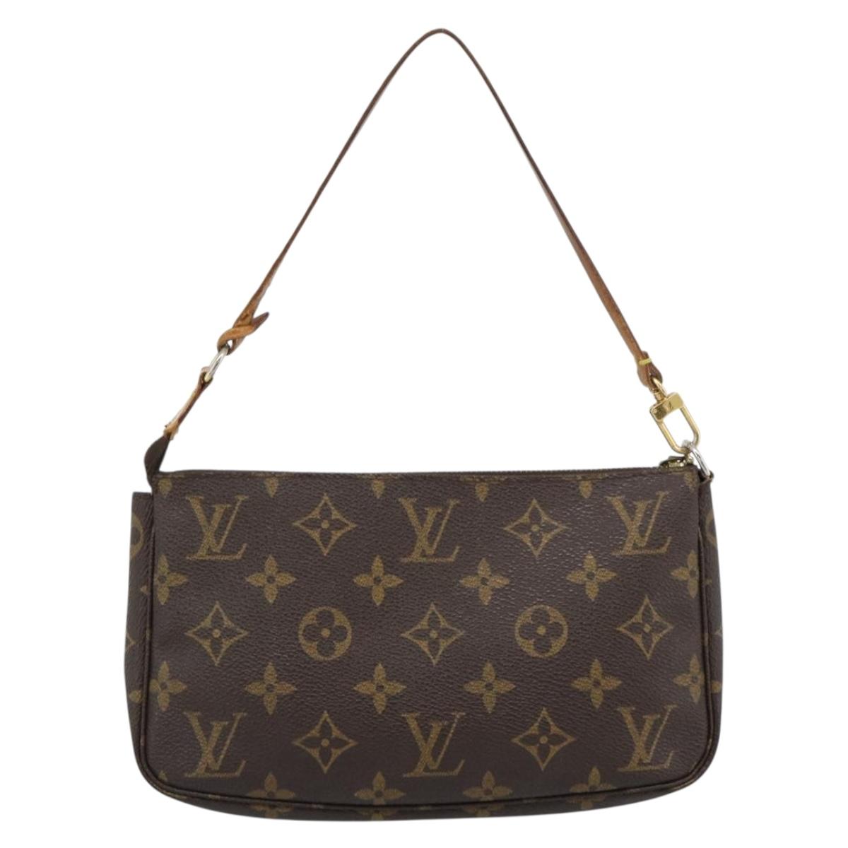 LOUIS VUITTON Monogram Pochette Accessoires Accessory Pouch M51980 Auth BA13549