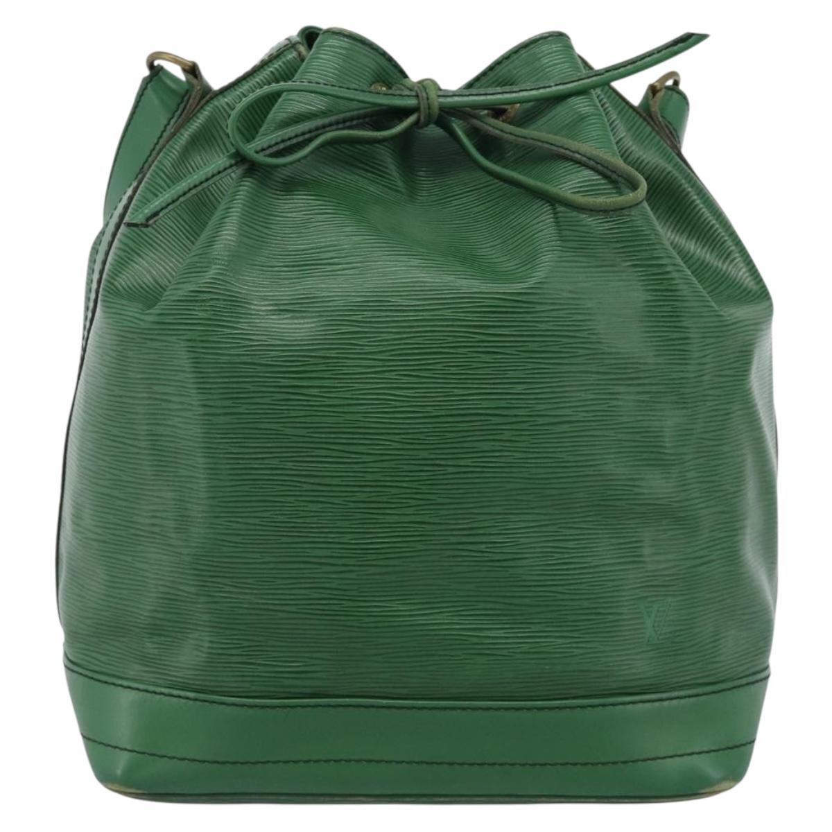 LOUIS VUITTON Epi Noe Shoulder Bag Green M44004 LV Auth BA13556