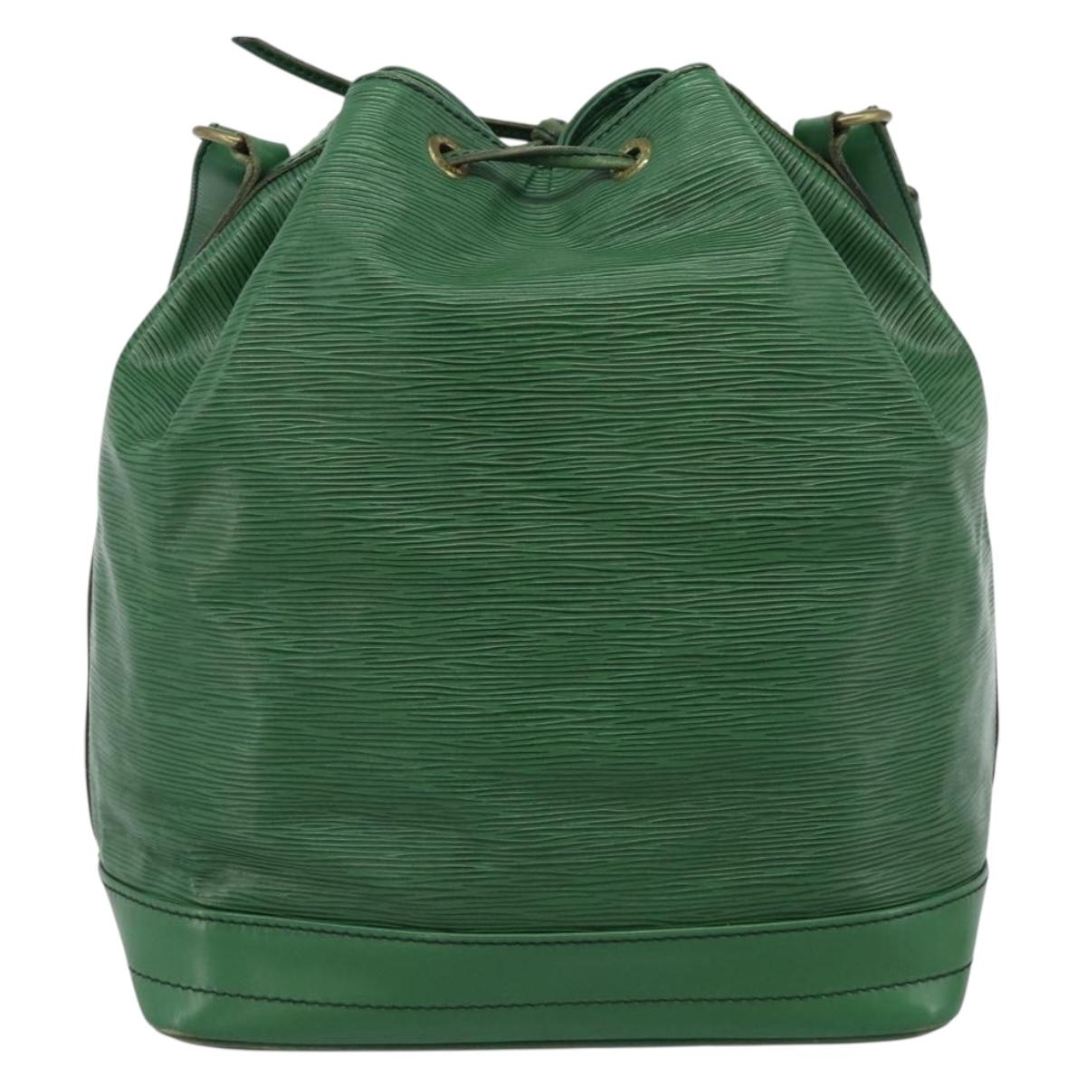 LOUIS VUITTON Epi Noe Shoulder Bag Green M44004 LV Auth BA13556