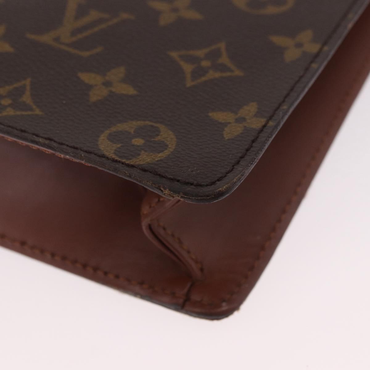 LOUIS VUITTON Monogram Porte Documents Bandouliere Bag M53338 LV Auth BA13560A