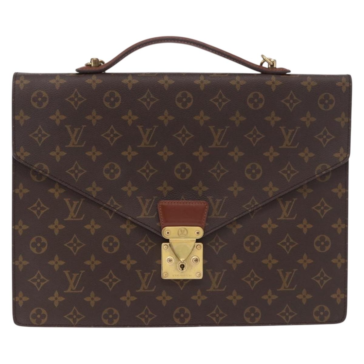 LOUIS VUITTON Monogram Porte Documents Bandouliere Bag M53338 LV Auth BA13560A