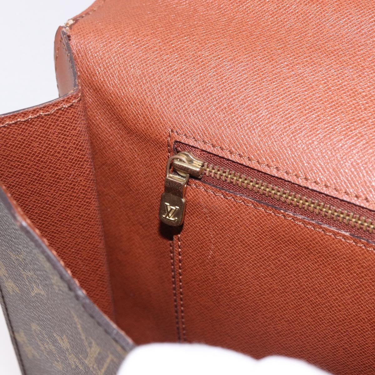 LOUIS VUITTON Monogram Porte Documents Bandouliere Bag M53338 LV Auth BA13560A