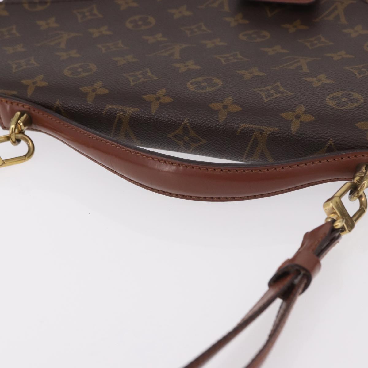 LOUIS VUITTON Monogram Porte Documents Bandouliere Bag M53338 LV Auth BA13560A