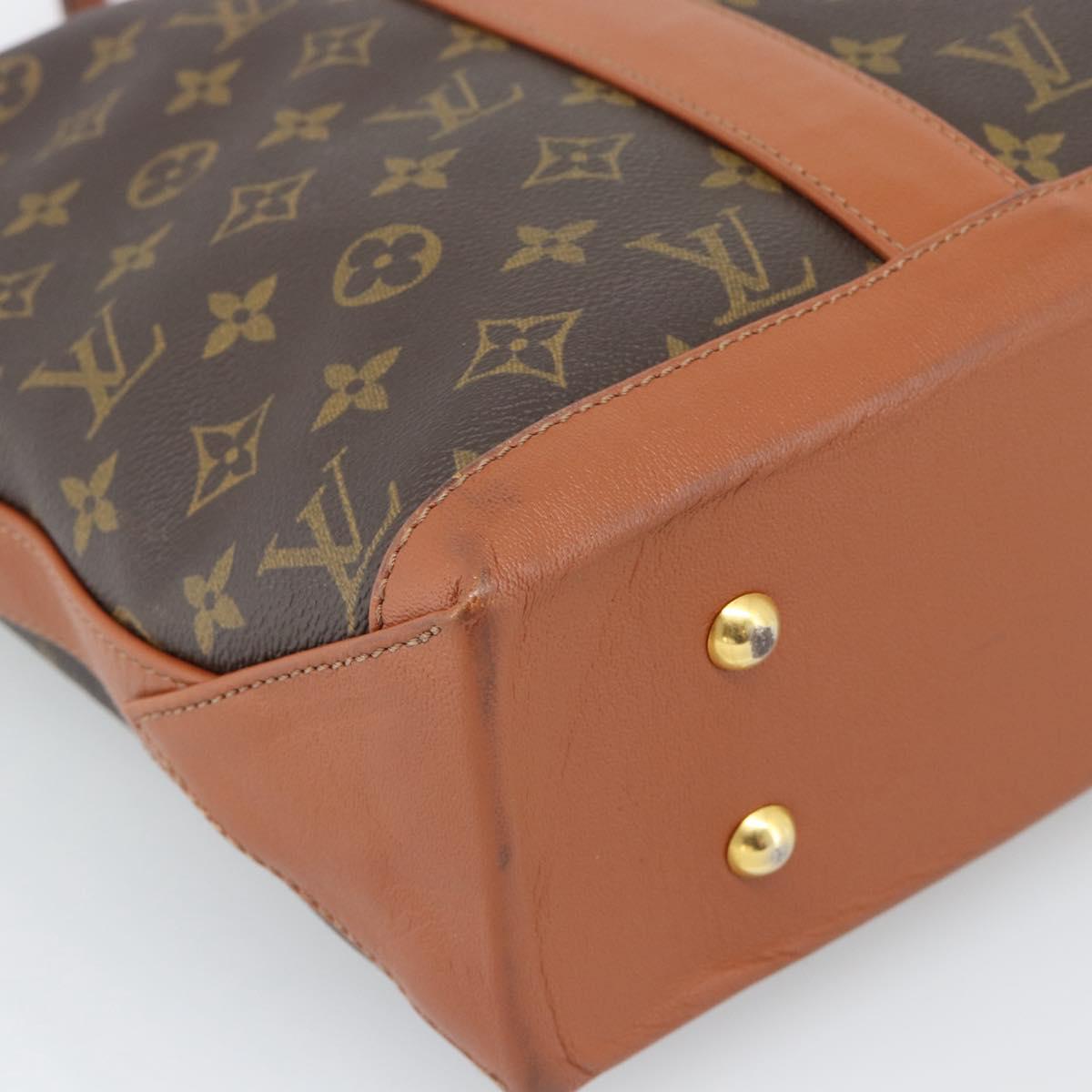 LOUIS VUITTON Monogram Sac Weekend PM Hand Bag M42425 LV Auth BA13561A