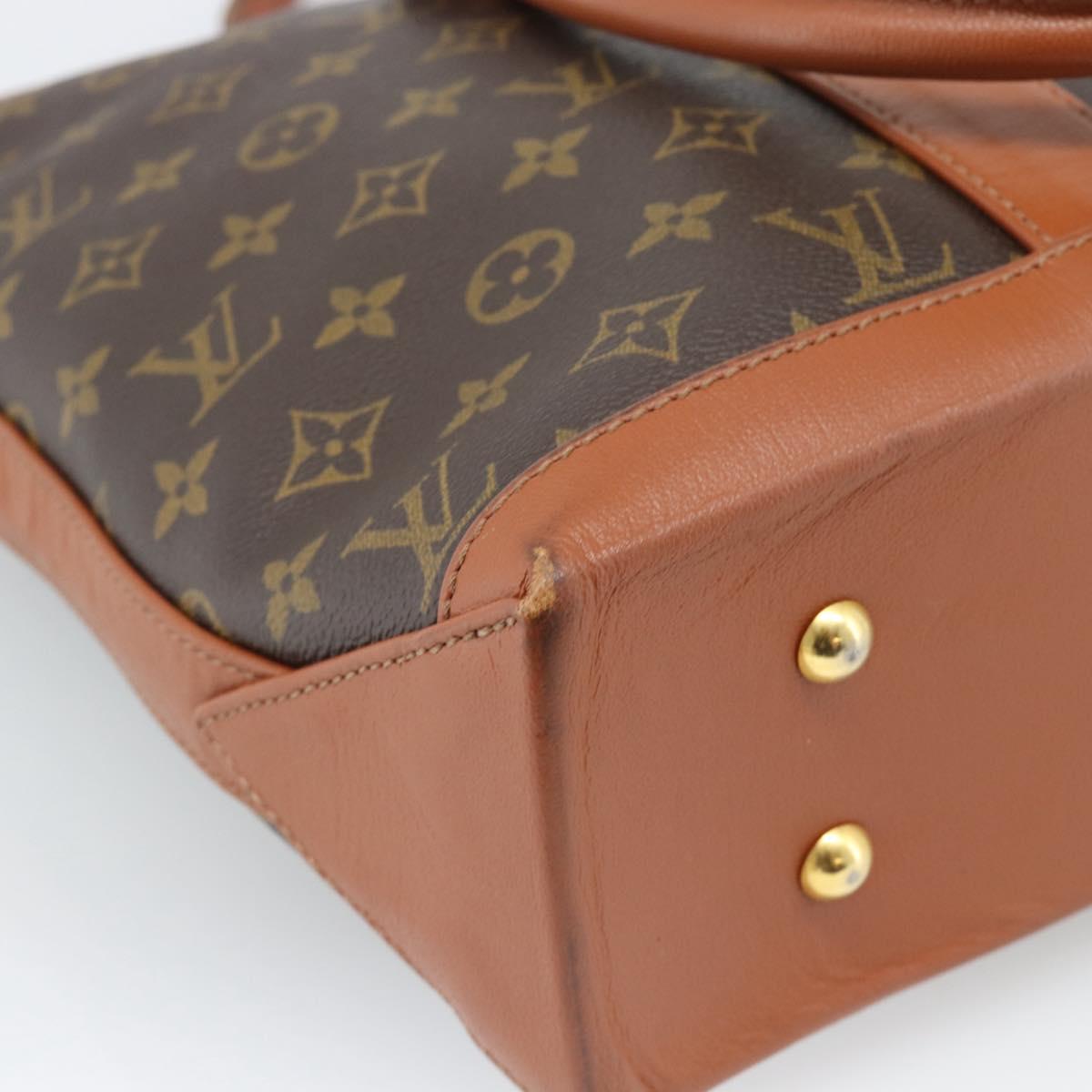 LOUIS VUITTON Monogram Sac Weekend PM Hand Bag M42425 LV Auth BA13561A