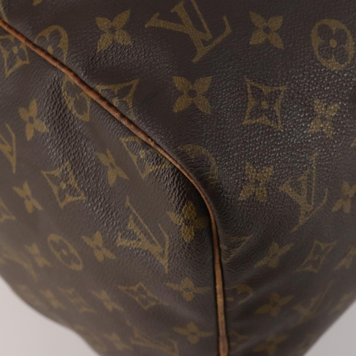 LOUIS VUITTON Monogram Sac Souple 55 Boston Bag M41622 LV Auth BA13562