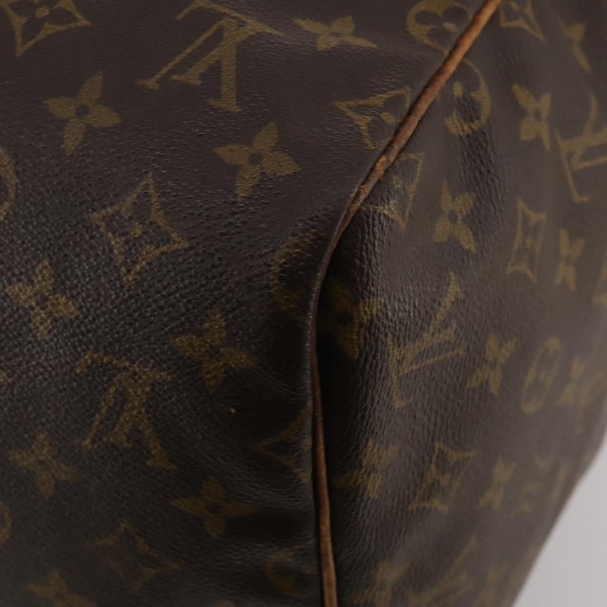 LOUIS VUITTON Monogram Sac Souple 55 Boston Bag M41622 LV Auth BA13562