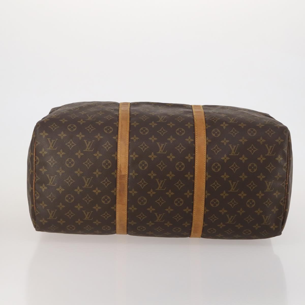 LOUIS VUITTON Monogram Sac Souple 55 Boston Bag M41622 LV Auth BA13562
