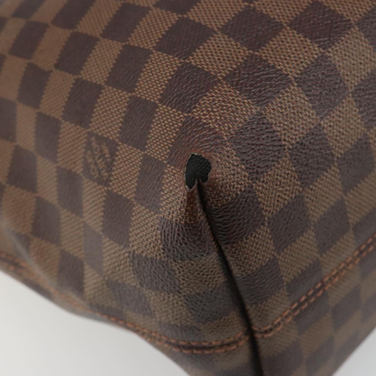 LOUIS VUITTON Damier Ebene Jena MM Tote Bag N41013 LV Auth BA13563
