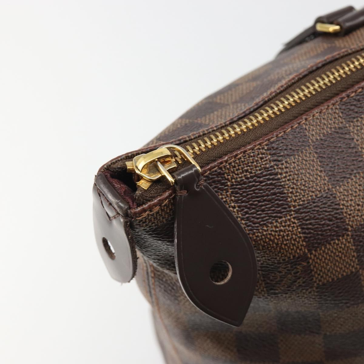 LOUIS VUITTON Damier Ebene Jena MM Tote Bag N41013 LV Auth BA13563