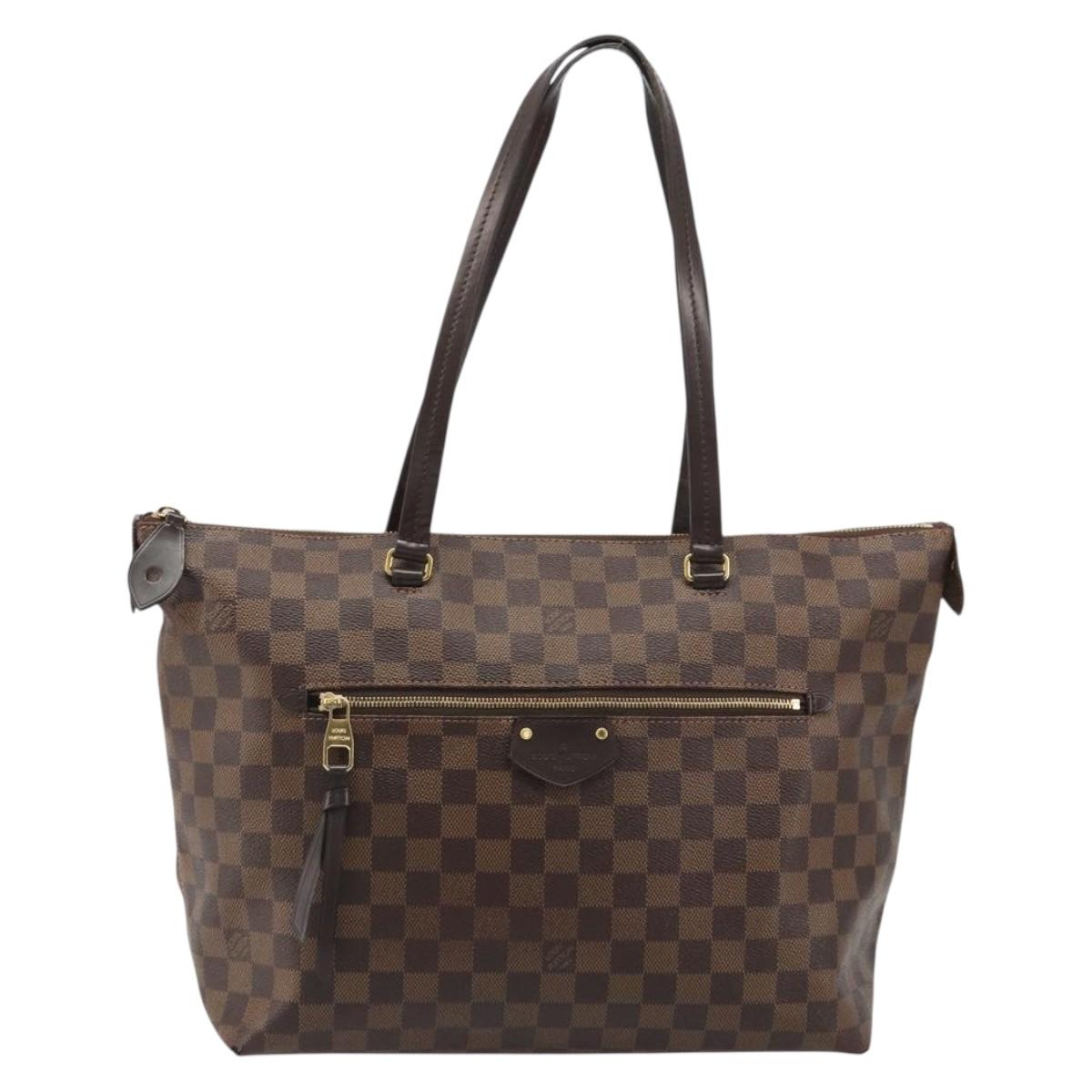 LOUIS VUITTON Damier Ebene Jena MM Tote Bag N41013 LV Auth BA13563
